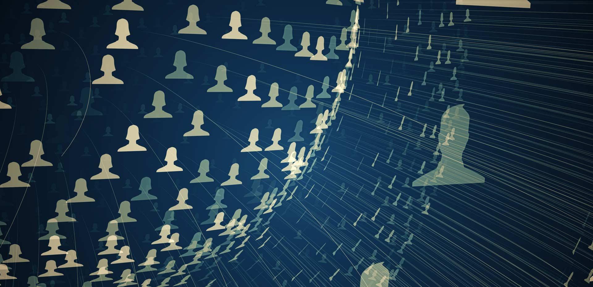 Globus network of different people